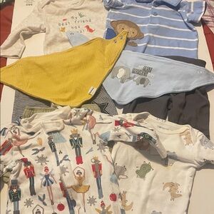 Kids Long Sleeve Tee with Nutcracker Print